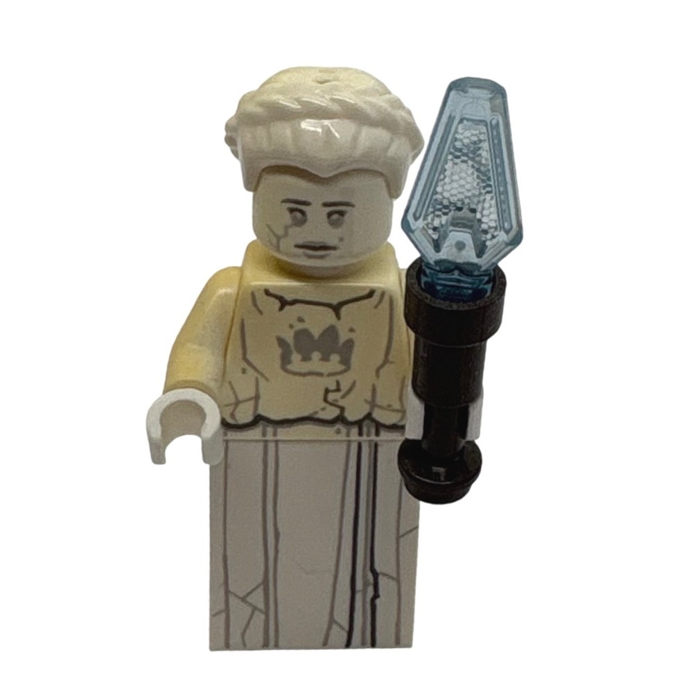 LEGO White Stone Statue Minifigure Nexo Knights 70357 nex121 *Yellowing - Picture 1 of 7